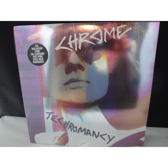 Chrome Techromancy NEW Ltd Ed Clear Colored Vinyl Record Industrial Post-Punk - Picture 1 of 4